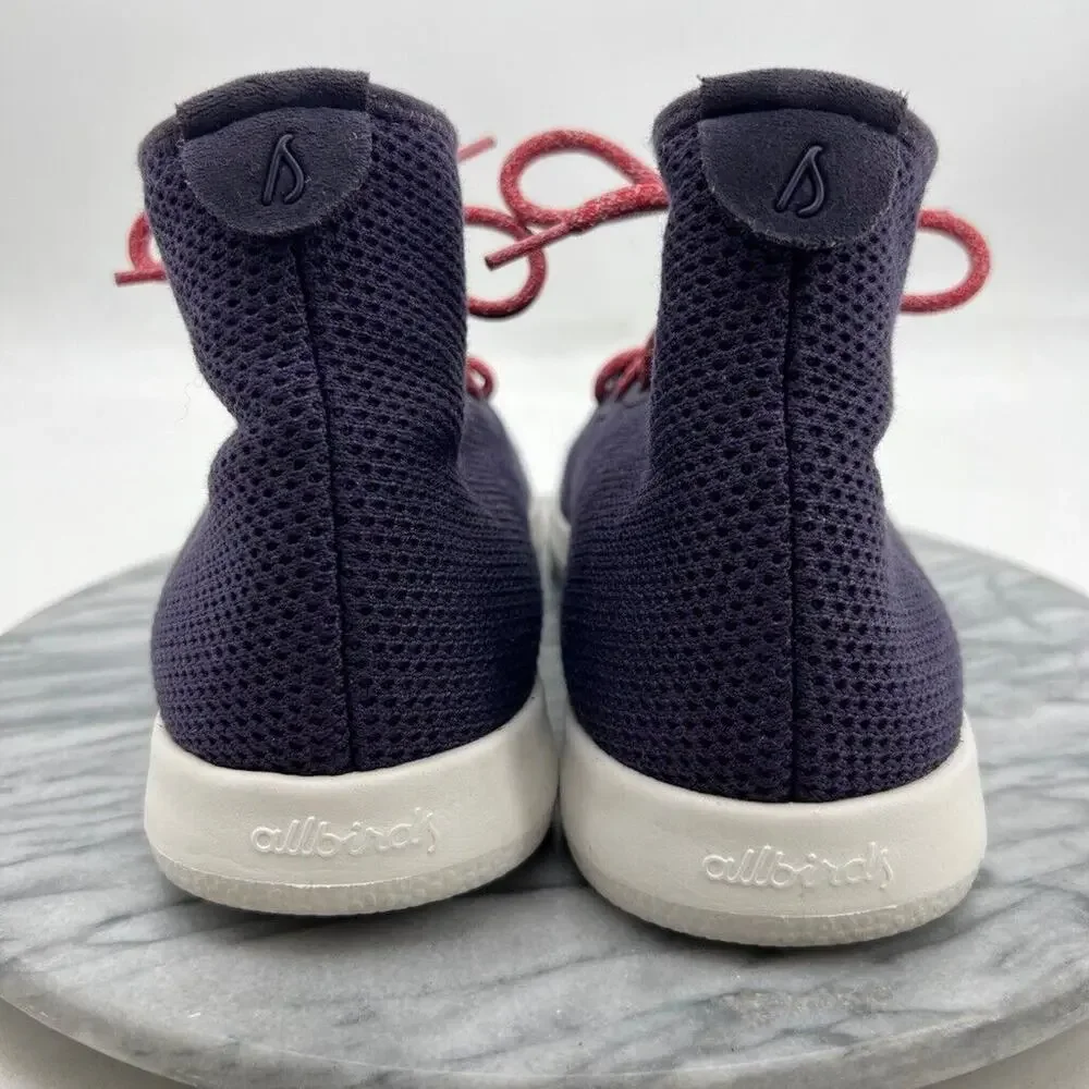 Allbirds Mens 12 Sneakers Purple Tree Topper Shoes High Top Lace Up Knit Trainer